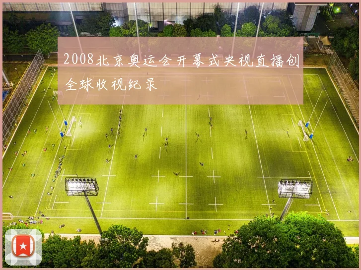 2008北京奥运会开幕式央视直播创全球收视纪录